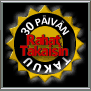 Palvelullamme on 30 p&auml;iv&auml;n Rahat Takaisin Takuu